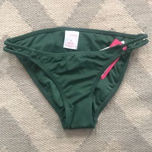 OLIVE RIBBED BIKINI BOTTOM NWT💕